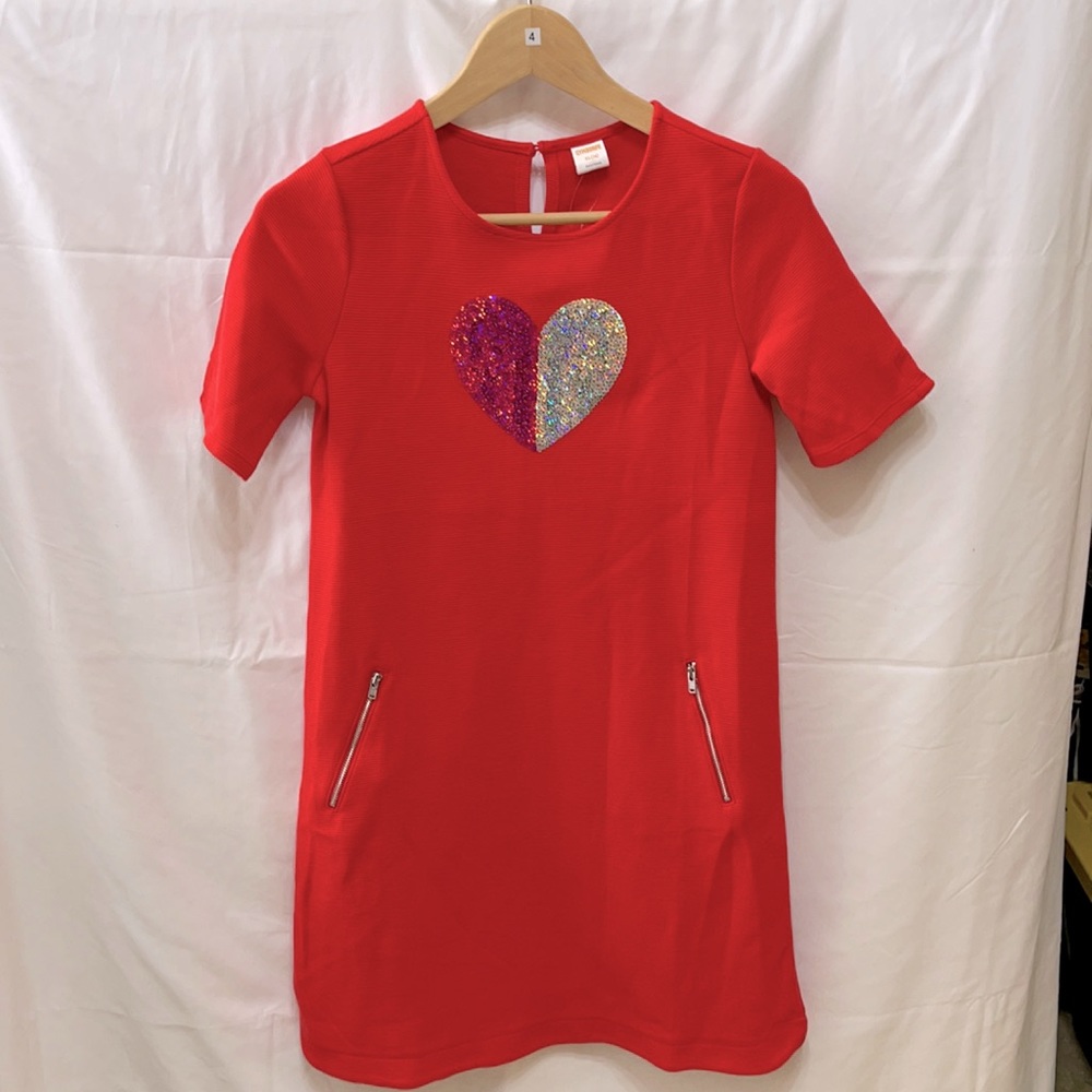 Gymboree red dress with heart